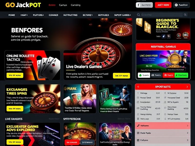 Welcome to gojackpot.com – your premier destination for exciting casino games, thrilling sports betting, and live dealer action. Claim your welcome bonus and dive into the best real-money gambling experience online.